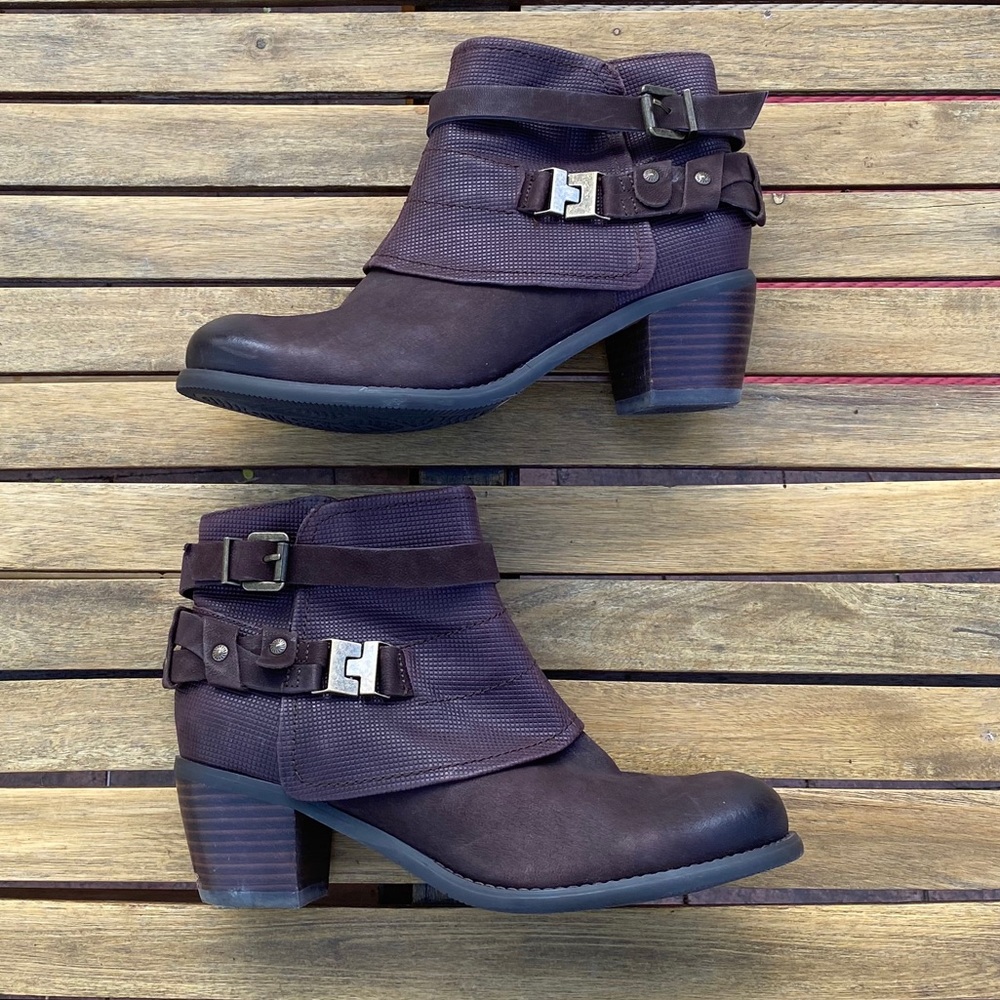 Sundance Leather Ankle Booties